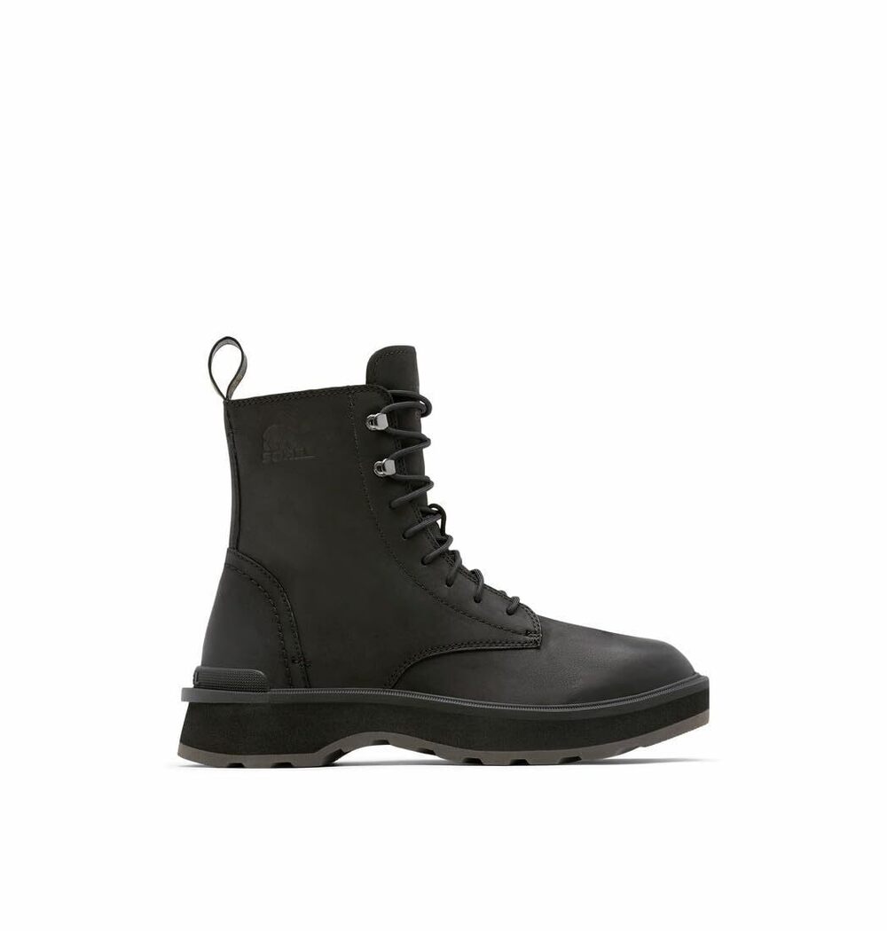 Sorel Women's Hi-Line Lace Boots - Black, Jet - Size 8.5